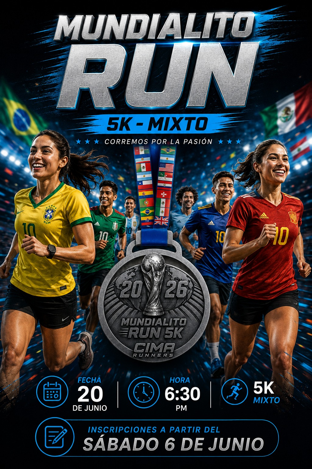 MUNDIALITO RUN  5K-MIXTO